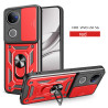 For vivo V50 Case With Slide Lens Cover Rotating Ring Shockproof Stand Holder V50 Lite 5G 4G Phone Case