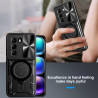 Case For Infinix Hot 50 5G Magnetic Slide Camera Protection Cover 360 Rotate Kickstand Armor Ring Hot 50 4G Funda Capa