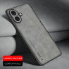Sheepskin Leather Case for iPhone 16 Pro Max - TPU Soft Frame, Shockproof Camera Protection, Luxury Back Cover for iPhone 16 Plus