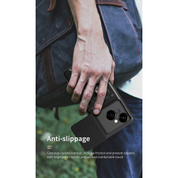 For Tecno Spark Go 1 Case With Slide Lens Cover Rotating Ring Shockproof Stand Holder Phone Case