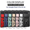 For Google Pixel 9 Pro XL Case With Slide Lens Cover Rotating Ring Shockproof Stand Holder Phone Case