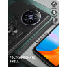 For Realme 12 5G Case With Slide Lens Cover Rotating Ring Shockproof Stand Holder Phone Case