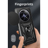 For Realme 12 5G Case With Slide Lens Cover Rotating Ring Shockproof Stand Holder Phone Case