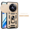 For Realme 12 5G Case With Slide Lens Cover Rotating Ring Shockproof Stand Holder Phone Case