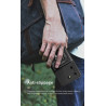 For Tecno Pova 5 Case With Slide Lens Cover Rotating Ring Shockproof Stand Holder Phone Case