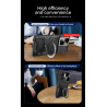 Case For Infinix Smart 9 Magnetic Slide Camera Protection Cover 360 Rotate Kickstand Armor Ring Smart 8 Funda Capa