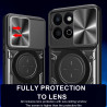 Case For Honor 200 Smart Magnetic Slide Camera Protection Cover 360 Rotate Kickstand Armor Ring 200 Pro Funda Capa