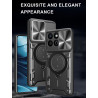 Case For Honor 200 Smart Magnetic Slide Camera Protection Cover 360 Rotate Kickstand Armor Ring 200 Pro Funda Capa