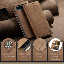 Luxury Retro Case for Google Pixel 9 Pro XL Multiple Card Slots Stand Function Phone Cover for Pixel 9A Leather Wallet Protection Funda