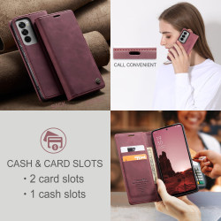 Luxury Retro Case for Oppo Reno12 Multiple Card Slots Stand Function Phone Cover for Reno12 FS 5G Leather Wallet
