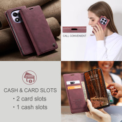 Luxury Retro Case for Xiaomi Redmi Note 14 Pro 4G Multiple Card Slots Stand Function Phone Cover for Redmi Note 14  5G Leather Wallet