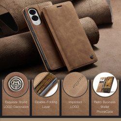 Luxury Retro Case for Samsung Galaxy S25 Edge Multiple Card Slots Stand Function Phone Cover for Galaxy S25 Ultra Leather Wallet