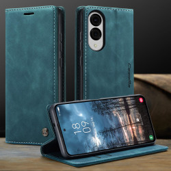 Luxury Retro Case for Samsung Galaxy S25 Edge Multiple Card Slots Stand Function Phone Cover for Galaxy S25 Ultra Leather Wallet