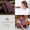 Luxury Retro Case for Samsung Galaxy S25 Ultra Multiple Card Slots Stand Function Phone Cover for Galaxy S25 Edge Leather Wallet