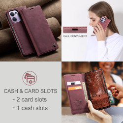 Luxury Retro Case for Oppo Reno13 F 4G Multiple Card Slots Stand Function Phone Cover for Reno12 F Leather Wallet