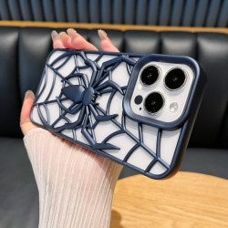 Hollow-out Heat Dissipation Spider Metal Paint Phone Case for iPhone 16 Pro Max/14/13, Suitable for 15 Pro New