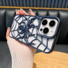 Hollow-out Heat Dissipation Spider Metal Paint Phone Case for iPhone 16 Pro Max/14/13, Suitable for 15 Pro New