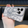 Hollow-out Heat Dissipation Spider Metal Paint Phone Case for iPhone 16 Pro Max/14/13, Suitable for 15 Pro New