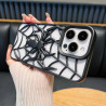Hollow-out Heat Dissipation Spider Metal Paint Phone Case for iPhone 16 Pro Max/14/13, Suitable for 15 Pro New
