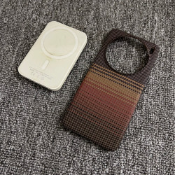 For VIVO X200Ultra Kevlar Carbon Fiber Phone Case Slim Magnetic Wireless Charging X200Pro Mini Anti-Drop Semi-Edge Cover Ultra Thin Design