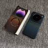 For VIVO X200Ultra Kevlar Carbon Fiber Phone Case Slim Magnetic Wireless Charging X200Pro Mini Anti-Drop Semi-Edge Cover Ultra Thin Design