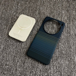 For VIVO X200Ultra Kevlar Carbon Fiber Phone Case Slim Magnetic Wireless Charging X200Pro Mini Anti-Drop Semi-Edge Cover Ultra Thin Design