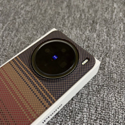 For VIVO X200Ultra Kevlar Carbon Fiber Phone Case Slim Magnetic Wireless Charging X200Pro Mini Anti-Drop Semi-Edge Cover Ultra Thin Design