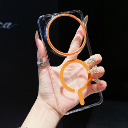 For vivo X200 Ultra/X200 Pro/iQOO13/S20 Magnetic Hard Case - High Transparency Anti-Yellowing, Wireless Charging, Slim Transparent Design