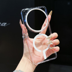 For vivo X200 Ultra/X200 Pro/iQOO13/S20 Magnetic Hard Case - High Transparency Anti-Yellowing, Wireless Charging, Slim Transparent Design