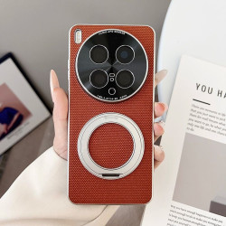 Magnetic Wireless Charging Hard Case for vivoX200Ultra with 360° Stand & Electroplated Finish - Slim Fashionable Cover, Precision Cutouts 2025