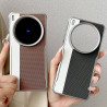 Case for vivo X200 Ultra - Military-Grade Vegan Leather, 3D Texture, Electroplated Camera Ring, Slim Precision Cutouts 2025