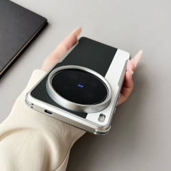 Case for vivo X200 Ultra - Military-Grade Vegan Leather, 3D Texture, Electroplated Camera Ring, Slim Precision Cutouts 2025