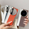 Case for vivo X200 Ultra - Military-Grade Vegan Leather, 3D Texture, Electroplated Camera Ring, Slim Precision Cutouts 2025