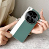 Military-Grade Vegan Leather Case for vivoX200Ultra - Electroplated Camera Ring, Precision Cutouts, Slim Fashion Cover 2025