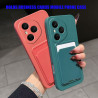Case for Honor 400 Pro Liquid Silicone Card Holder Soft Phone Skin Cover Honor 300 Pro Shockproof Back Pocket Wallet Notes Funda