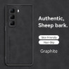 Luxury Sheepskin Leather Case for Infinix Hot 50 5G - Shockproof TPU Soft Frame, Camera Protection, Matte Back Cover Coque for Infinix Hot 50