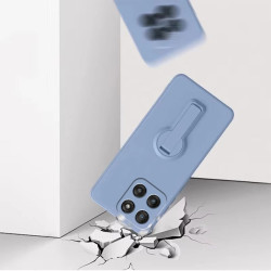 Case for Motorola Edge 60 Liquid Silicone Stand Holder Soft Phone Skin Cover for Edge 50 Neo 50Pro Upgrade Shockproof Back Funda