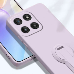 Case for Motorola Edge 60 Liquid Silicone Stand Holder Soft Phone Skin Cover for Edge 50 Neo 50Pro Upgrade Shockproof Back Funda