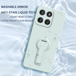 Case for Motorola Edge 60 Liquid Silicone Stand Holder Soft Phone Skin Cover for Edge 50 Neo 50Pro Upgrade Shockproof Back Funda