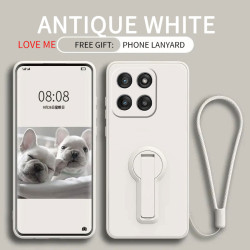 Case for Motorola Edge 60 Liquid Silicone Stand Holder Soft Phone Skin Cover for Edge 50 Neo 50Pro Upgrade Shockproof Back Funda