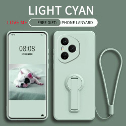 Case for Honor 400 Pro Liquid Silicone Stand Holder Soft Phone Skin Cover for 400 Lite 300 Ultra 300 Pro Upgrade Shockproof...