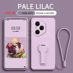 Case for Honor 400 Pro Liquid Silicone Stand Holder Soft Phone Skin Cover for 400 Lite 300 Ultra 300 Pro Upgrade Shockproof Back Funda