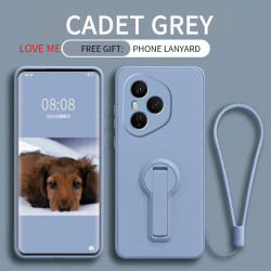 Case for Honor 400 Pro Liquid Silicone Stand Holder Soft Phone Skin Cover for 400 Lite 300 Ultra 300 Pro Upgrade Shockproof Back Funda