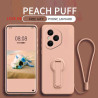 Case for Honor 400 Pro Liquid Silicone Stand Holder Soft Phone Skin Cover for 400 Lite 300 Ultra 300 Pro Upgrade Shockproof Back Funda