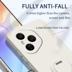 Case for Honor 400 Pro Liquid Silicone Stand Holder Soft Phone Skin Cover for 400 Lite 300 Ultra 300 Pro Upgrade Shockproof Back Funda