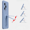 Case for Honor 400 Pro Liquid Silicone Stand Holder Soft Phone Skin Cover for 400 Lite 300 Ultra 300 Pro Upgrade Shockproof Back Funda