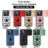 For Honor 400 Case With Slide Lens Cover 400 Lite Rotating Ring Shockproof Stand Holder Phone Case