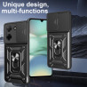 For Xiaomi Redmi A5 4G Case With Slide Lens Cover Rotating Ring Shockproof Stand Holder Phone Case