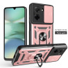 For Xiaomi Redmi A5 4G Case With Slide Lens Cover Rotating Ring Shockproof Stand Holder Phone Case