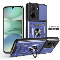 For Xiaomi Redmi A5 4G Case With Slide Lens Cover Rotating Ring Shockproof Stand Holder Phone Case